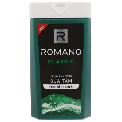 Sữa tắm nước hoa Romano Classic sạch sảng khoái 180g